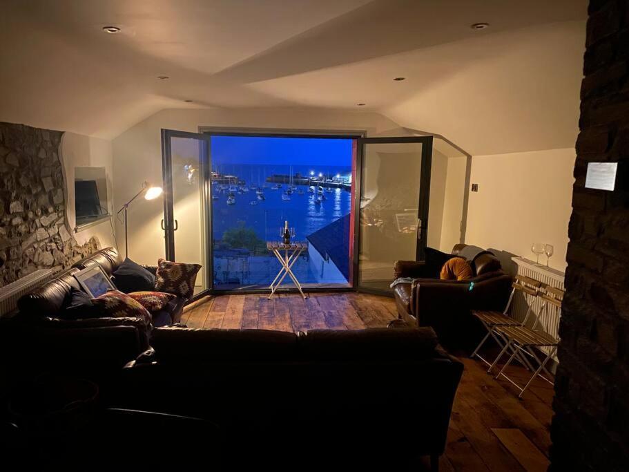 Aberaeron Island House - Panoramic Harbour Views Villa ภายนอก รูปภาพ